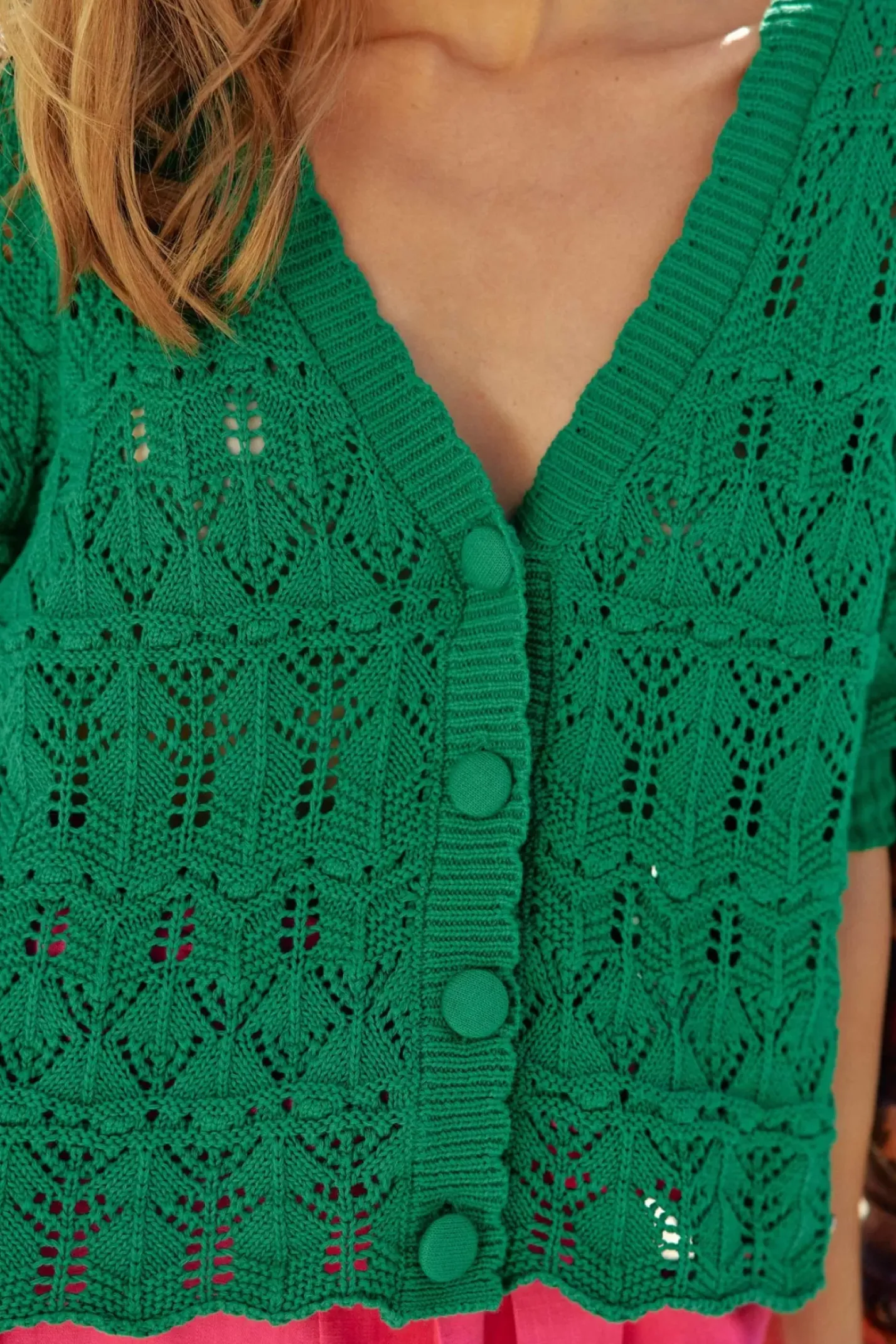 LA PETITE ÉTOILE Mailles|Gilet Rowena Vert