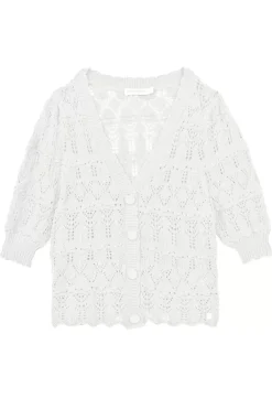 LA PETITE ÉTOILE Mailles|Gilet Rowena Blanc
