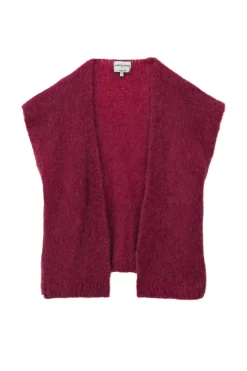 LA PETITE ÉTOILE Mailles|Gilet Sade Framboise