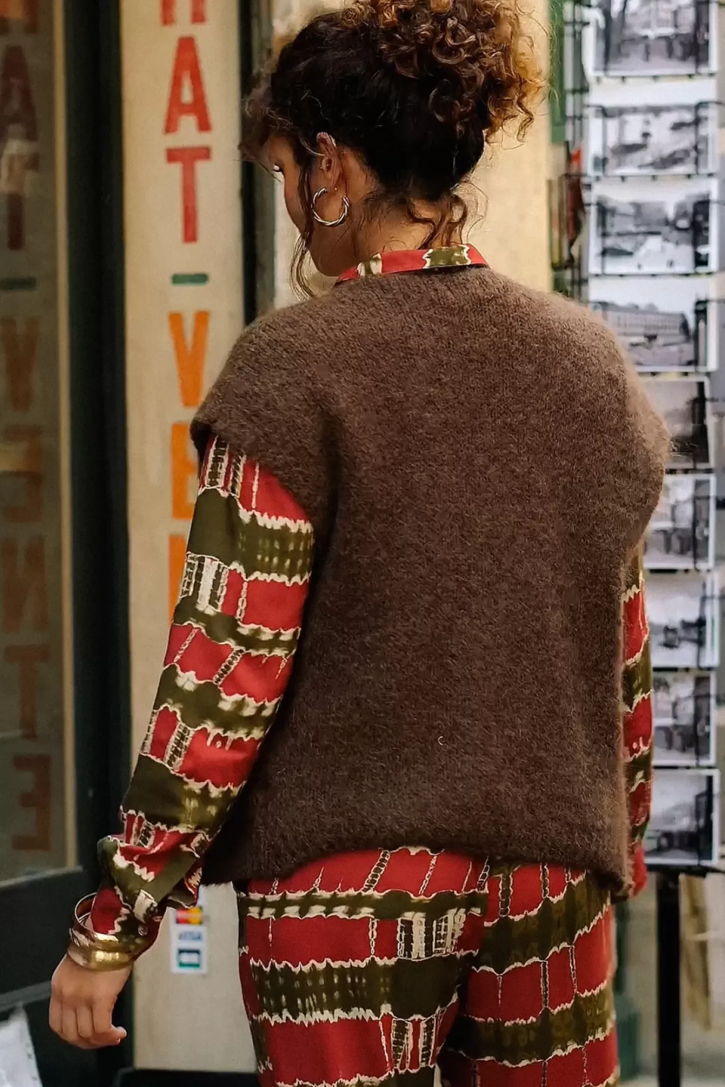 LA PETITE ÉTOILE Mailles|Gilet Sade Marron