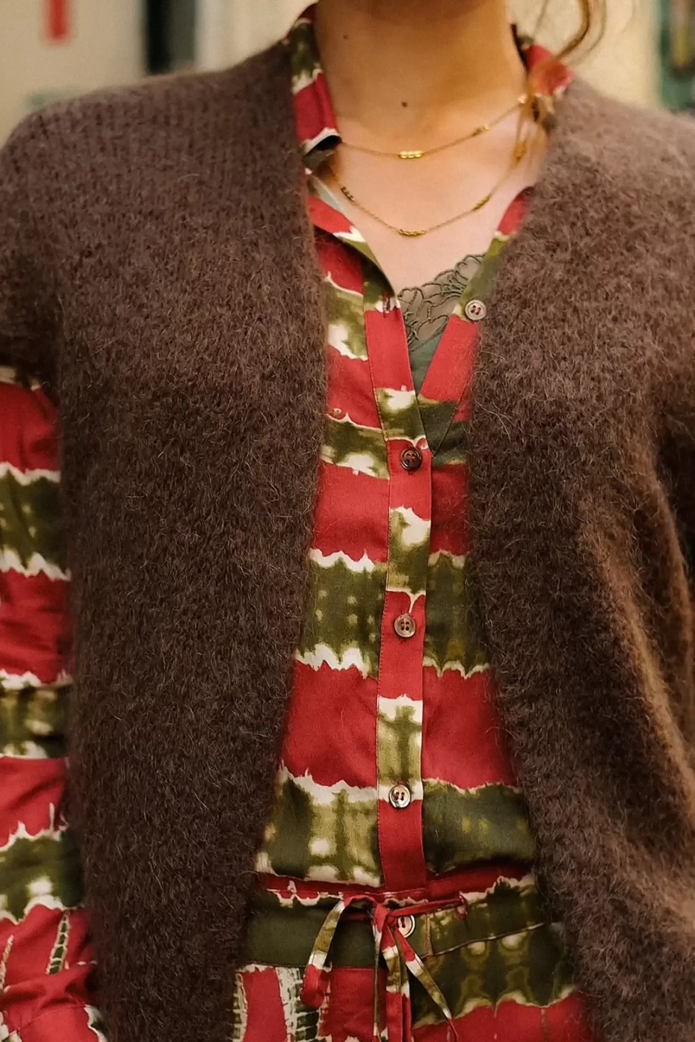 LA PETITE ÉTOILE Mailles|Gilet Sade Marron