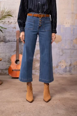 LA PETITE ÉTOILE Pantalons & Jeans|Jean Atlanta S Stone Clair