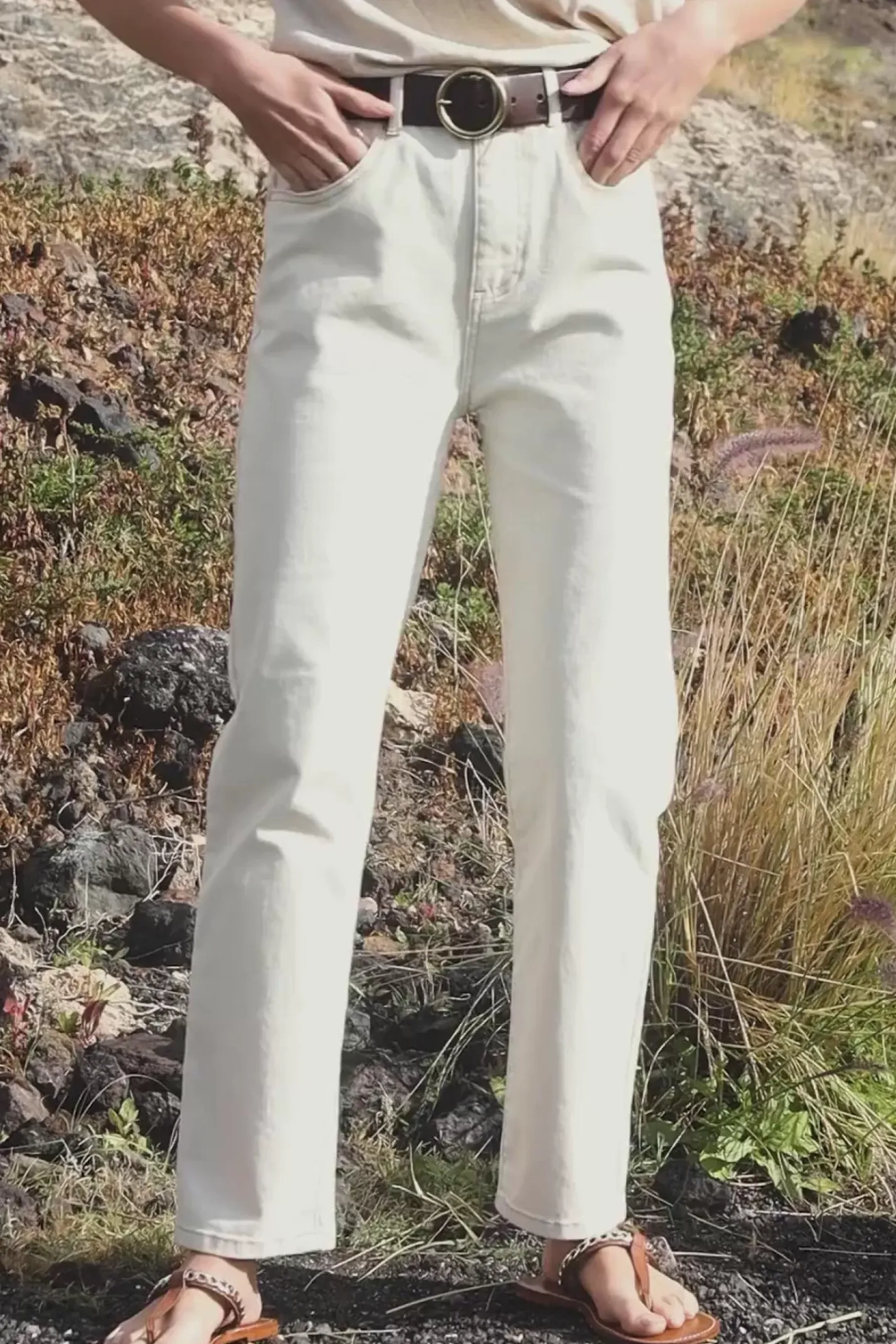 LA PETITE ÉTOILE Pantalons & Jeans|Jean Brieg B Beige