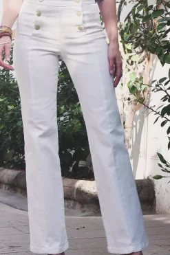LA PETITE ÉTOILE Pantalons & Jeans|Jean Paula B Blanc