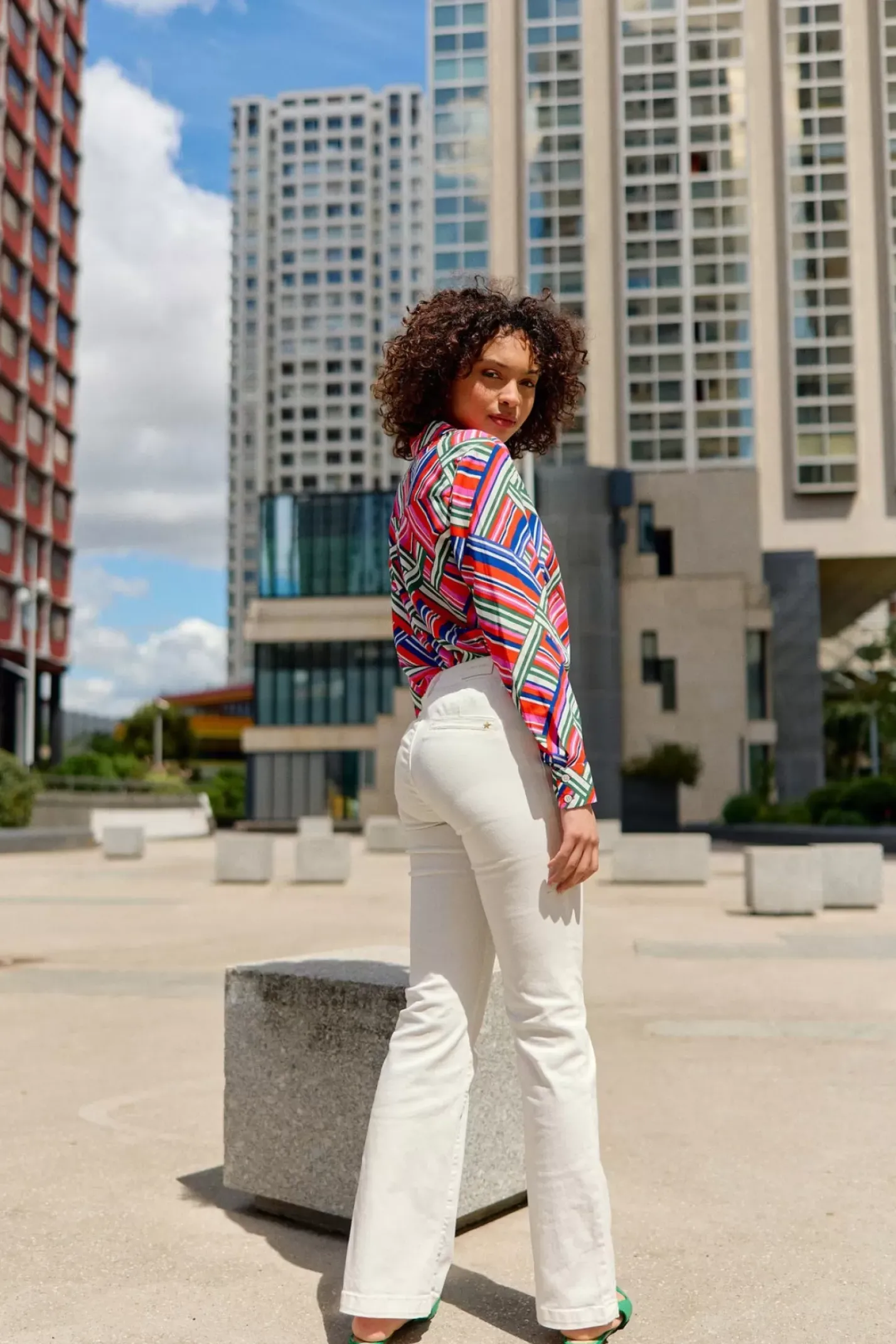 LA PETITE ÉTOILE Pantalons & Jeans|Jean Sonny E Ecru