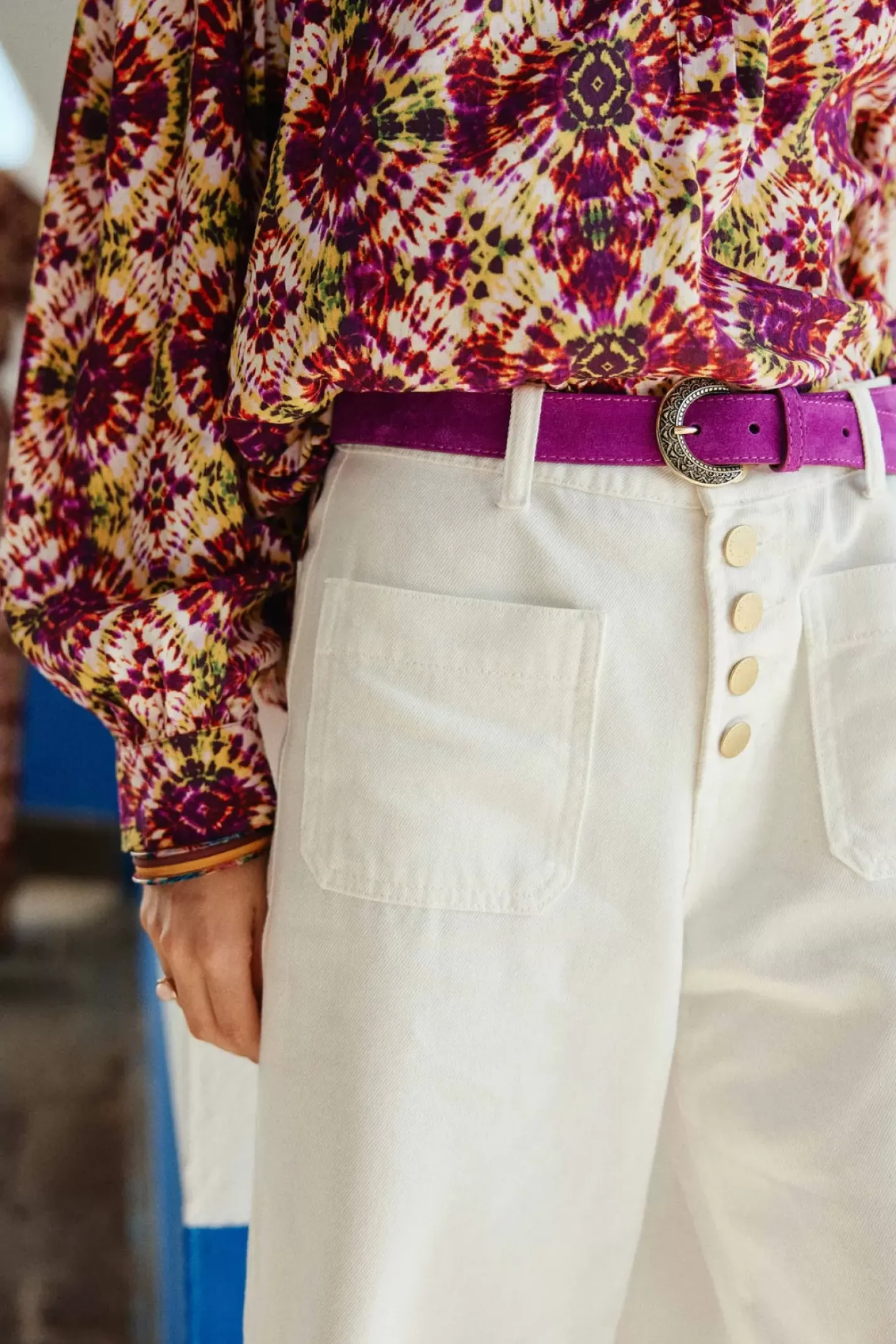 LA PETITE ÉTOILE Pantalons & Jeans|Jeans Atlanta T Blanc