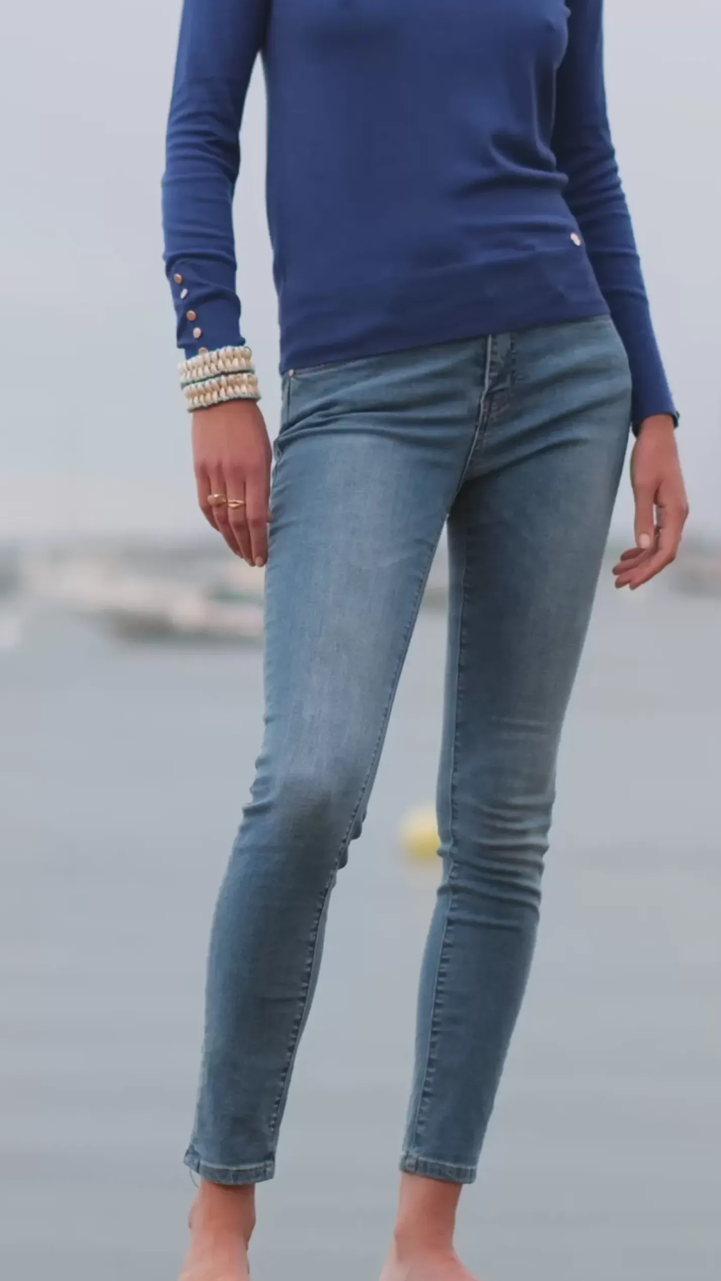 LA PETITE ÉTOILE Pantalons & Jeans|Jeans Maude Stone