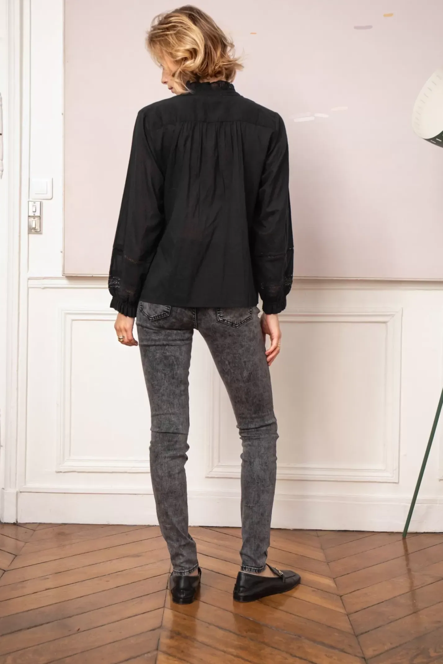 LA PETITE ÉTOILE Pantalons & Jeans|Jeans Maude Gris