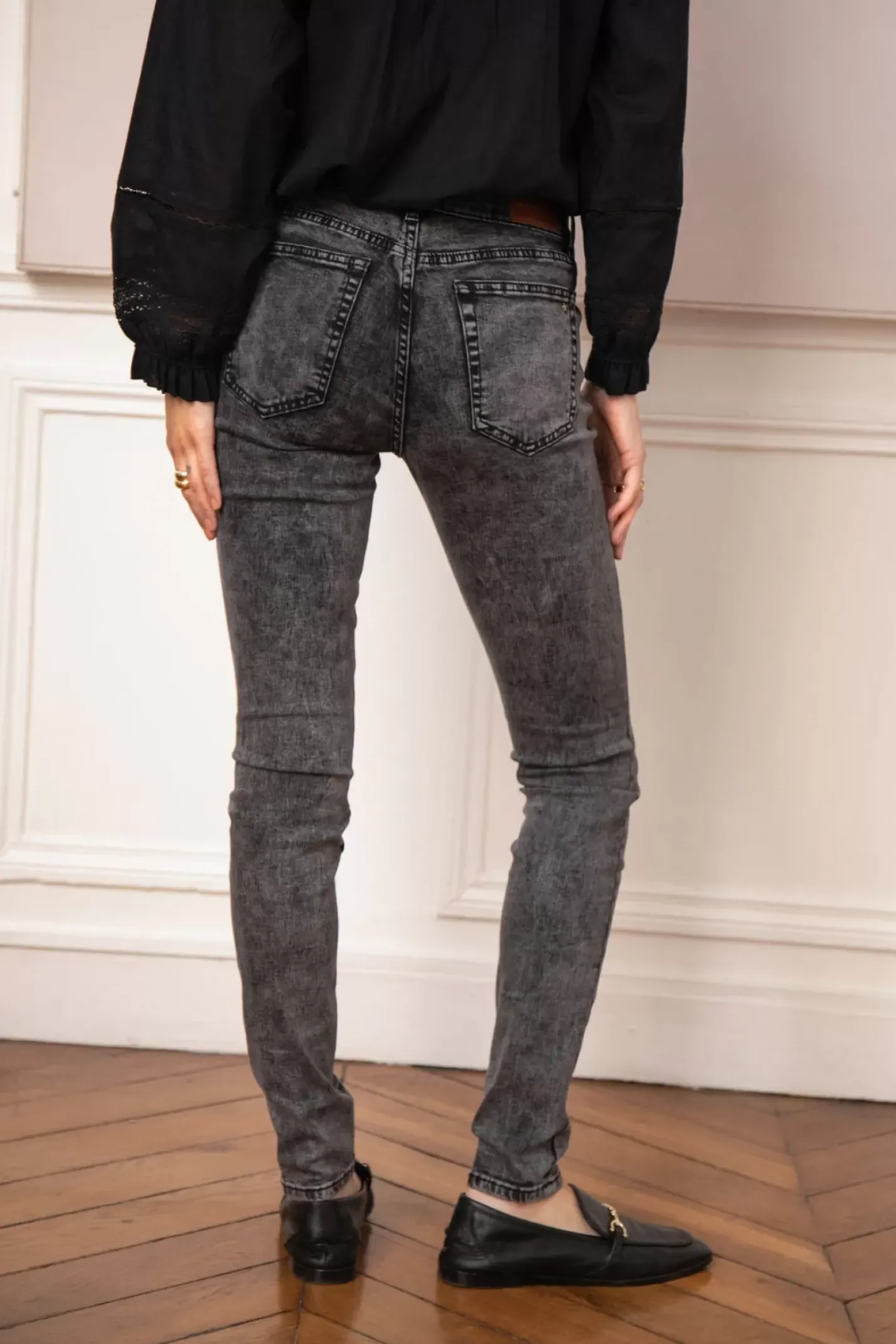LA PETITE ÉTOILE Pantalons & Jeans|Jeans Maude Gris