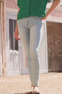 LA PETITE ÉTOILE Pantalons & Jeans|Jeans Maude B Bleach