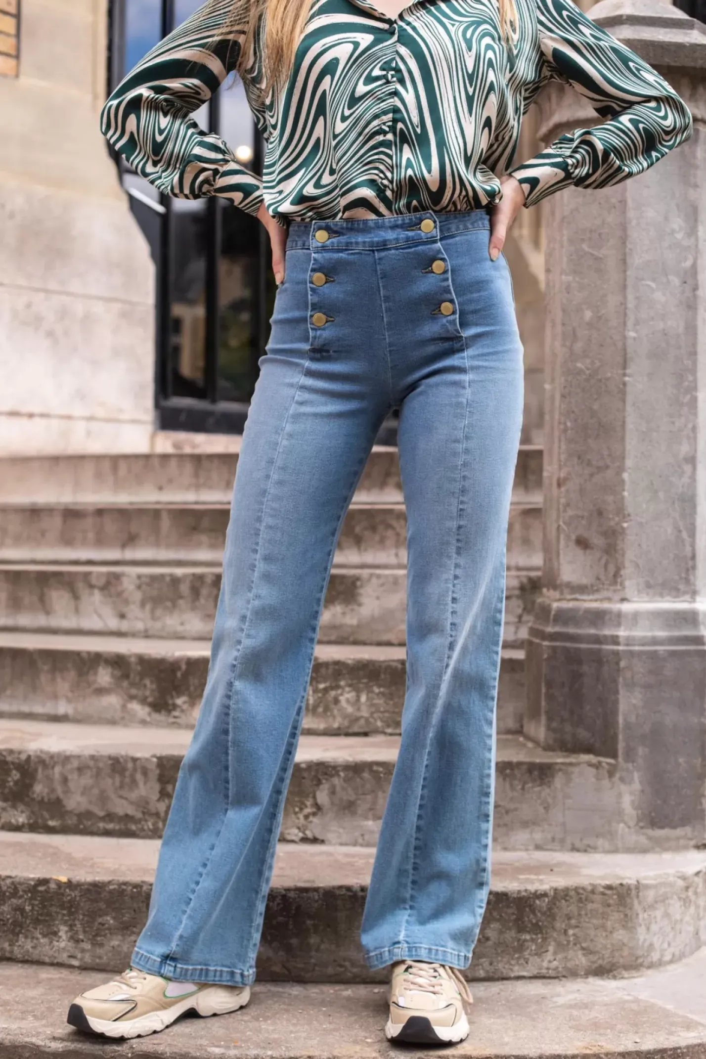 LA PETITE ÉTOILE Pantalons & Jeans|Jeans Paula Stone