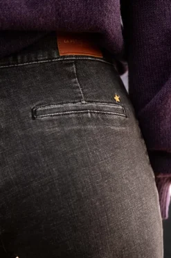 LA PETITE ÉTOILE Pantalons & Jeans|Jeans Paula G Gris