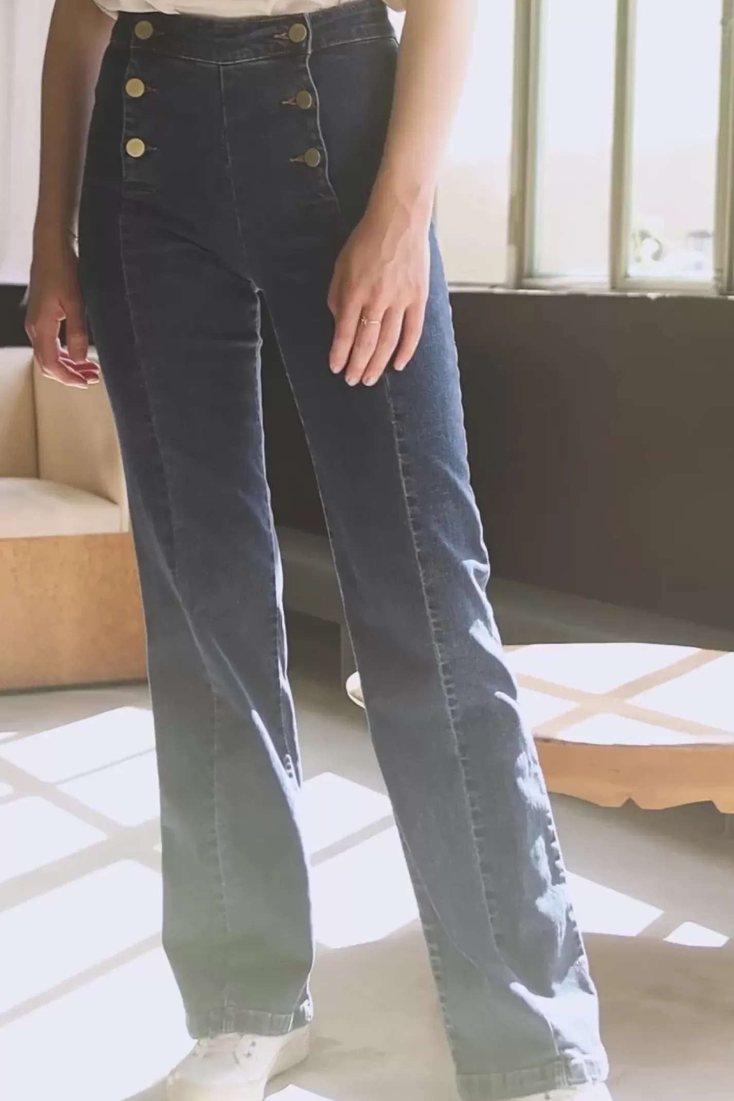 LA PETITE ÉTOILE Pantalons & Jeans|Jeans Paula W Wash