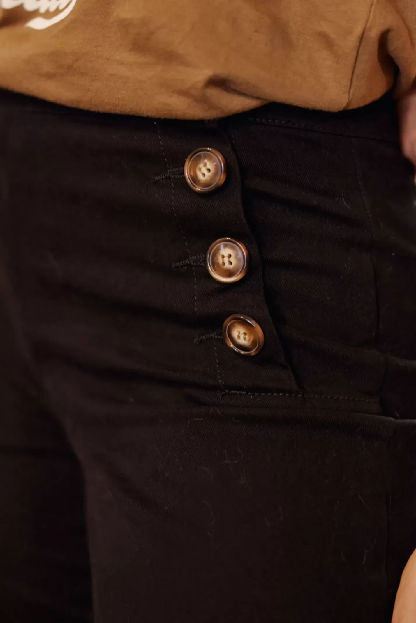 LA PETITE ÉTOILE Pantalons & Jeans|Jeans Paulie Noir