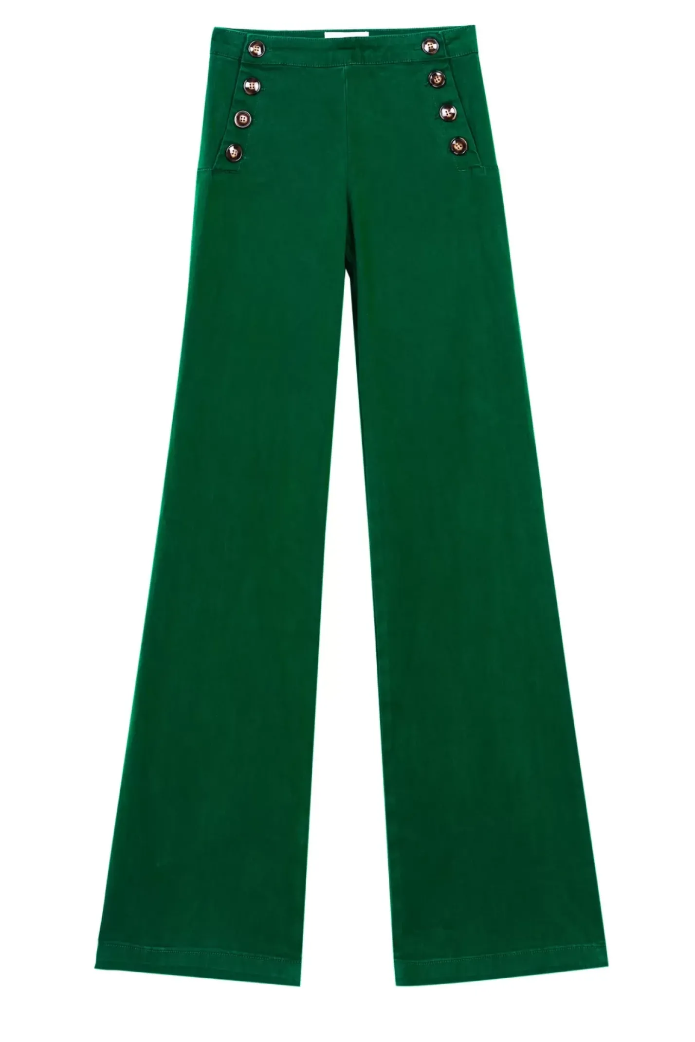 LA PETITE ÉTOILE Pantalons & Jeans|Jeans Paulie Vert