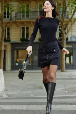 LA PETITE ÉTOILE Jupes & Shorts|Jupe Axeline Noir