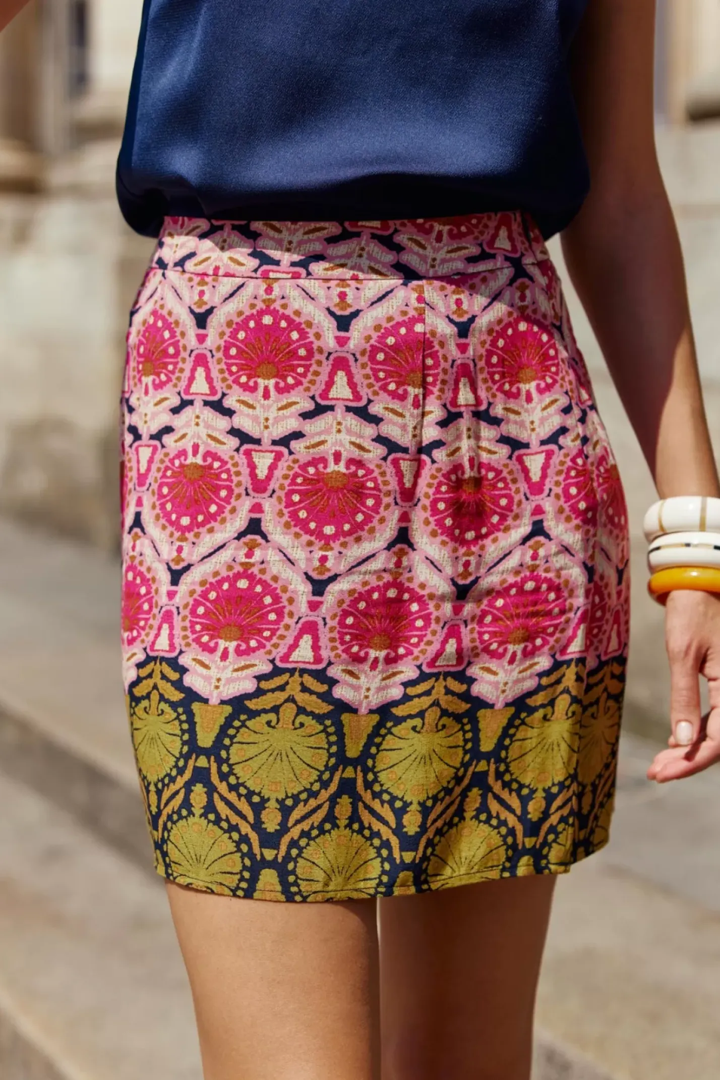 LA PETITE ÉTOILE Jupes & Shorts|Jupe Eudoxie Aztek