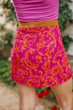 LA PETITE ÉTOILE Jupes & Shorts|Jupe Peregrine Rose/Orange