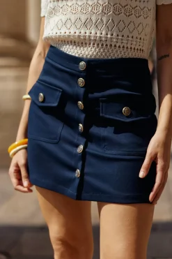 LA PETITE ÉTOILE Jupes & Shorts|Jupe Quinlan Marine