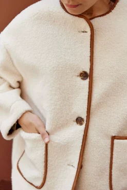 LA PETITE ÉTOILE Manteaux & Vestes|Manteau Liven Ecru