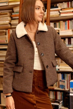 LA PETITE ÉTOILE Manteaux & Vestes|Manteau Mattie Petits Carreaux