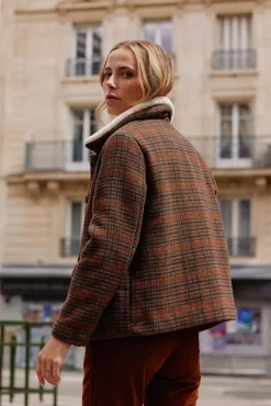 LA PETITE ÉTOILE Manteaux & Vestes|Manteau Mattie Grands Carreaux