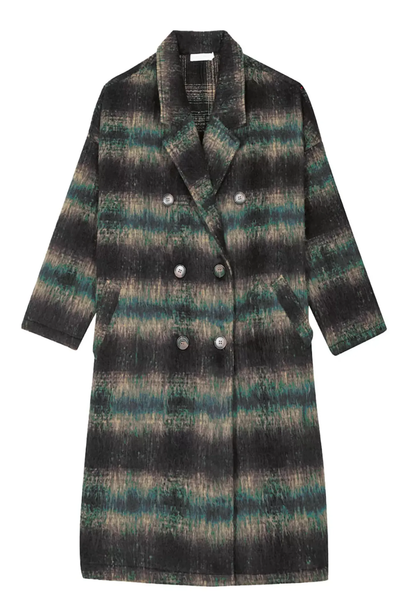 LA PETITE ÉTOILE Manteaux & Vestes|Manteau Orazio Noir/Vert