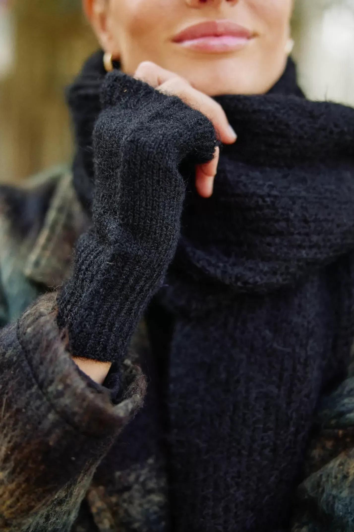 LA PETITE ÉTOILE Accessoires|Mitaine Delta Noir