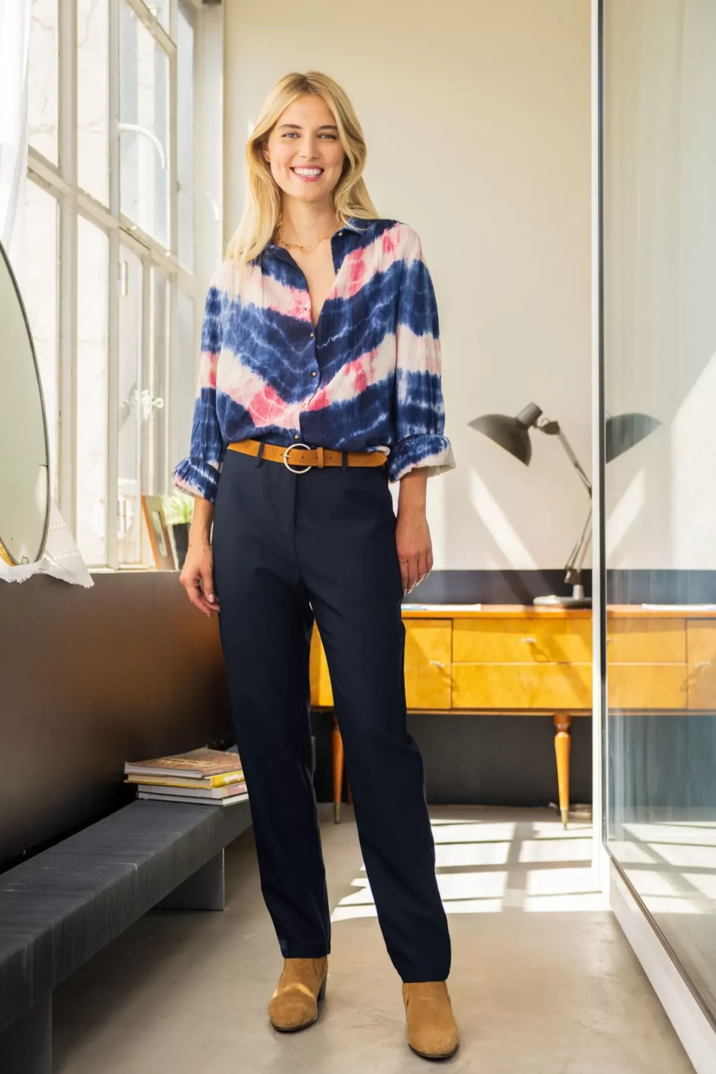 LA PETITE ÉTOILE Pantalons & Jeans|Pantalon Aris Marine