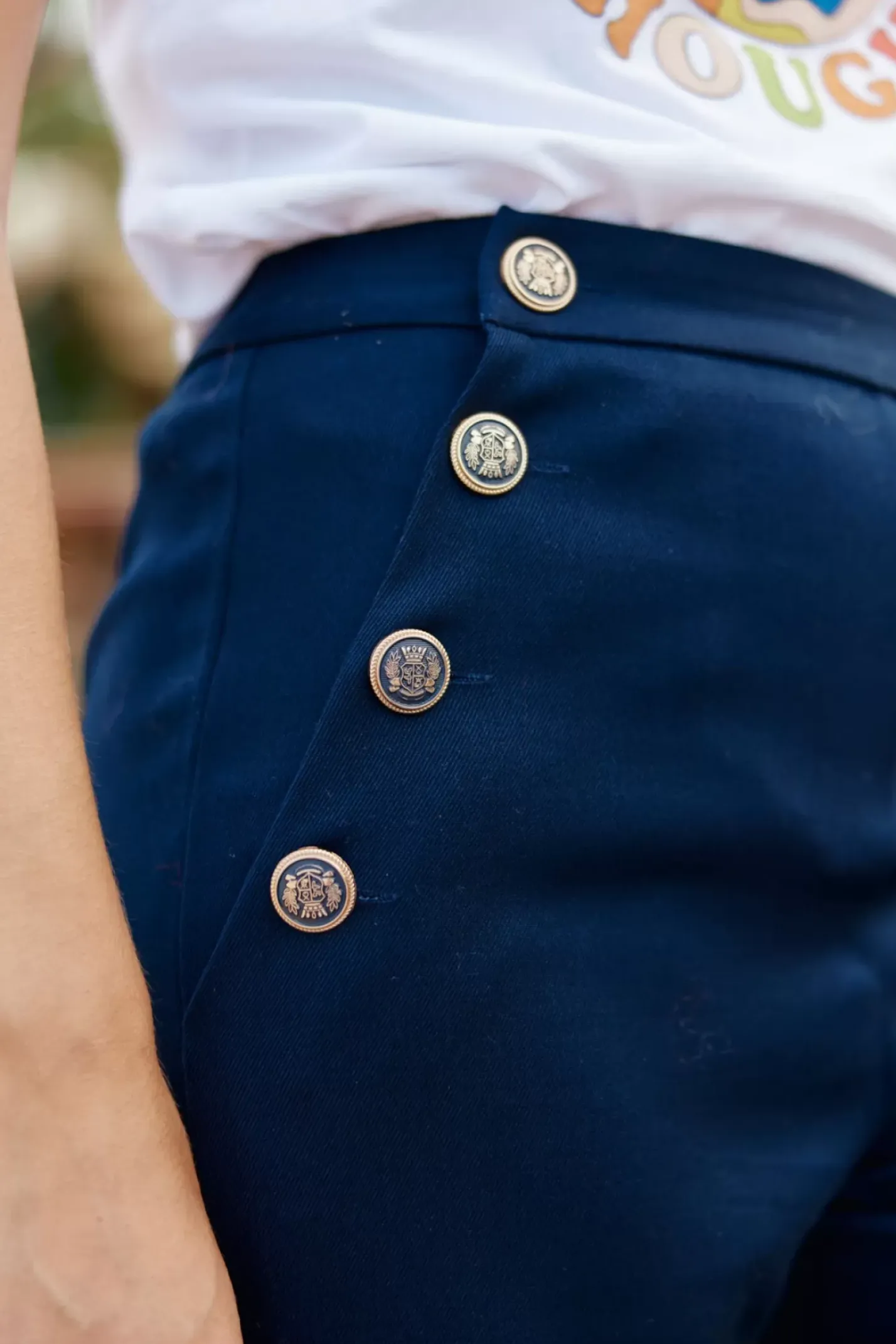 LA PETITE ÉTOILE Pantalons & Jeans|Pantalon Cady Marine