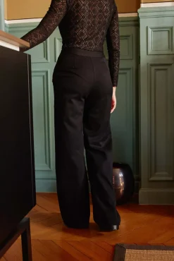 LA PETITE ÉTOILE Pantalons & Jeans|Pantalon Cady Noir