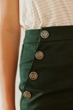 LA PETITE ÉTOILE Pantalons & Jeans|Pantalon Cady Vert