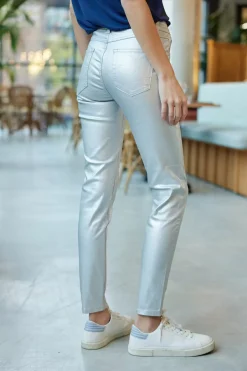 LA PETITE ÉTOILE Pantalons & Jeans|Pantalon Doli Argent