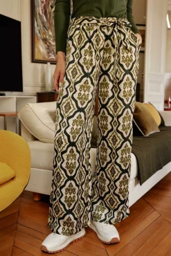 LA PETITE ÉTOILE Pantalons & Jeans|Pantalon Latea Vert