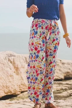 LA PETITE ÉTOILE Pantalons & Jeans|Pantalon Lilass Floral