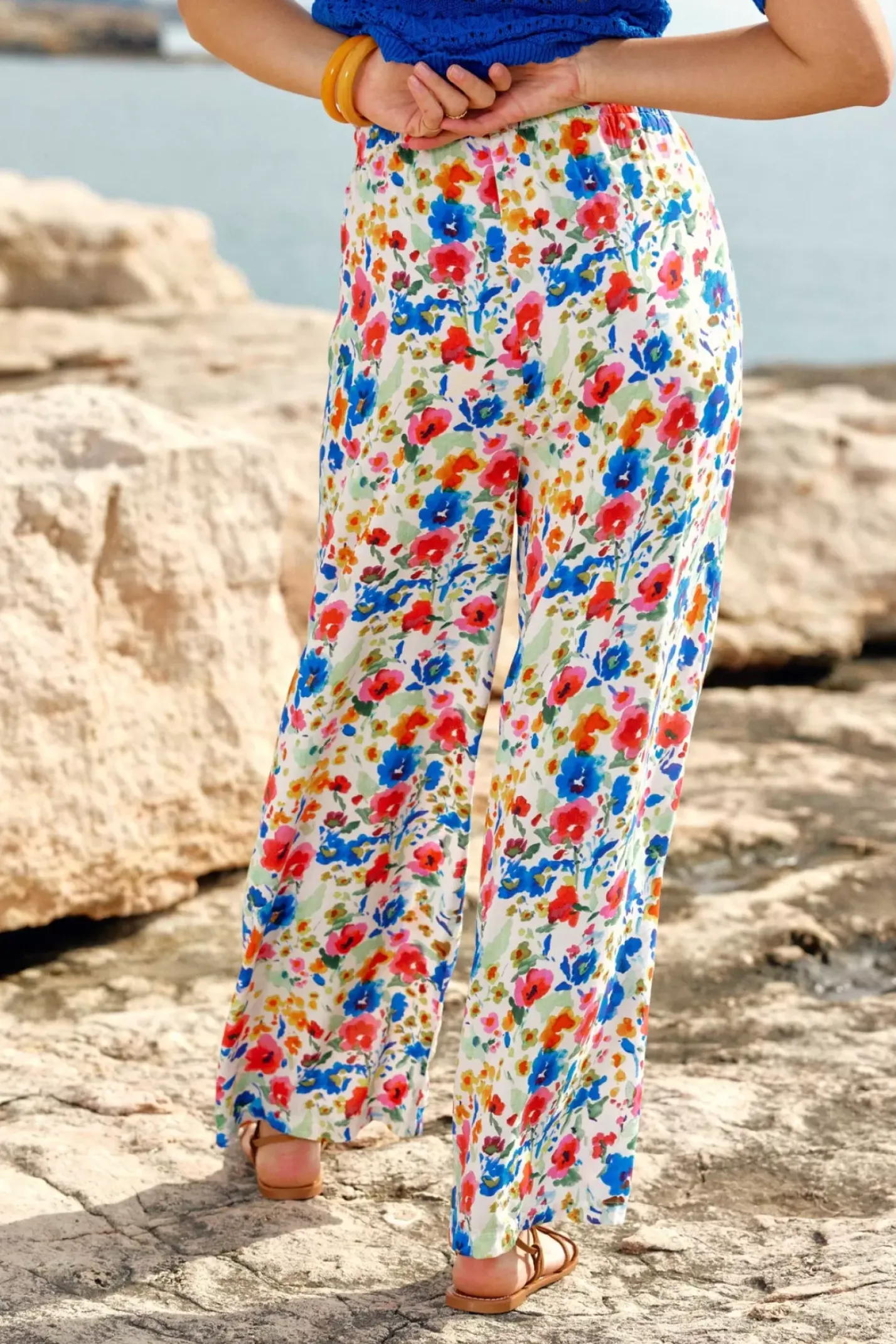 LA PETITE ÉTOILE Pantalons & Jeans|Pantalon Lilass Floral