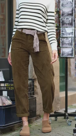 LA PETITE ÉTOILE Pantalons & Jeans|Pantalon Marisol Kaki