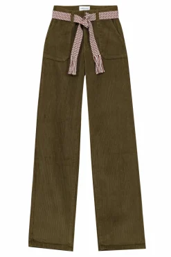 LA PETITE ÉTOILE Pantalons & Jeans|Pantalon Marisol Kaki