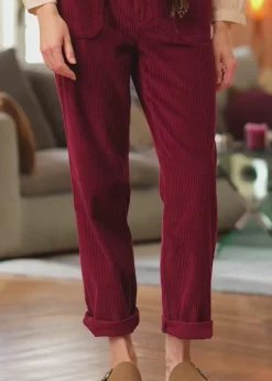 LA PETITE ÉTOILE Pantalons & Jeans|Pantalon Marisol Framboise Cuite