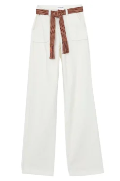 LA PETITE ÉTOILE Pantalons & Jeans|Pantalon Marisol Ecru