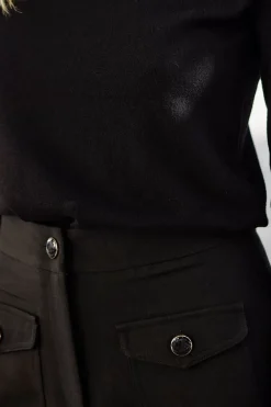 LA PETITE ÉTOILE Pantalons & Jeans|Pantalon Oxine Noir