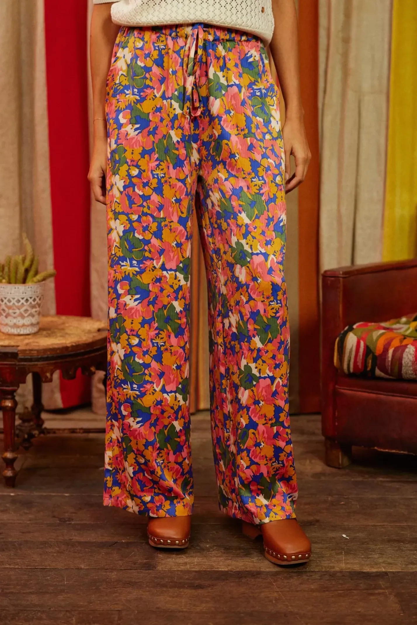LA PETITE ÉTOILE Pantalons & Jeans|Pantalon Priam Floral