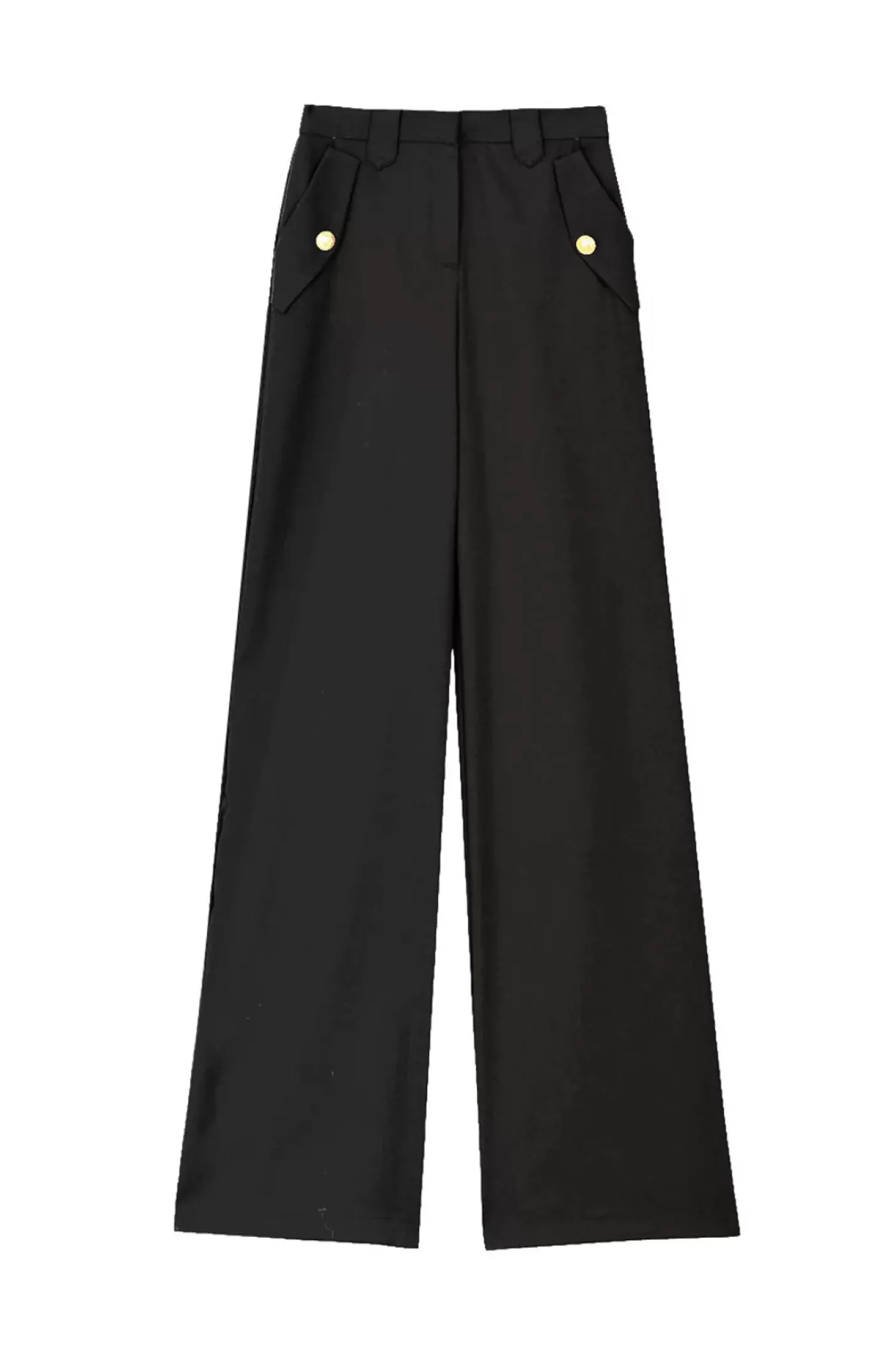 LA PETITE ÉTOILE Pantalons & Jeans|Pantalon Riel Noir