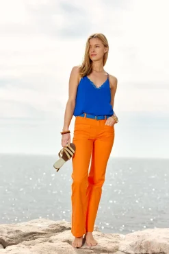 LA PETITE ÉTOILE Pantalons & Jeans|Pantalon Sonny T Orange