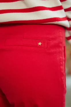 LA PETITE ÉTOILE Pantalons & Jeans|Pantalon Sonny T Rouge
