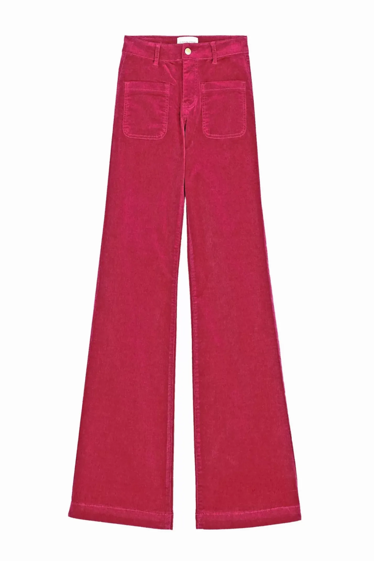 LA PETITE ÉTOILE Pantalons & Jeans|Pantalon Sonny Velours Framboise