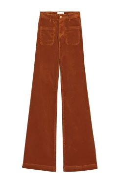 LA PETITE ÉTOILE Pantalons & Jeans|Pantalon Sonny Velours Marron