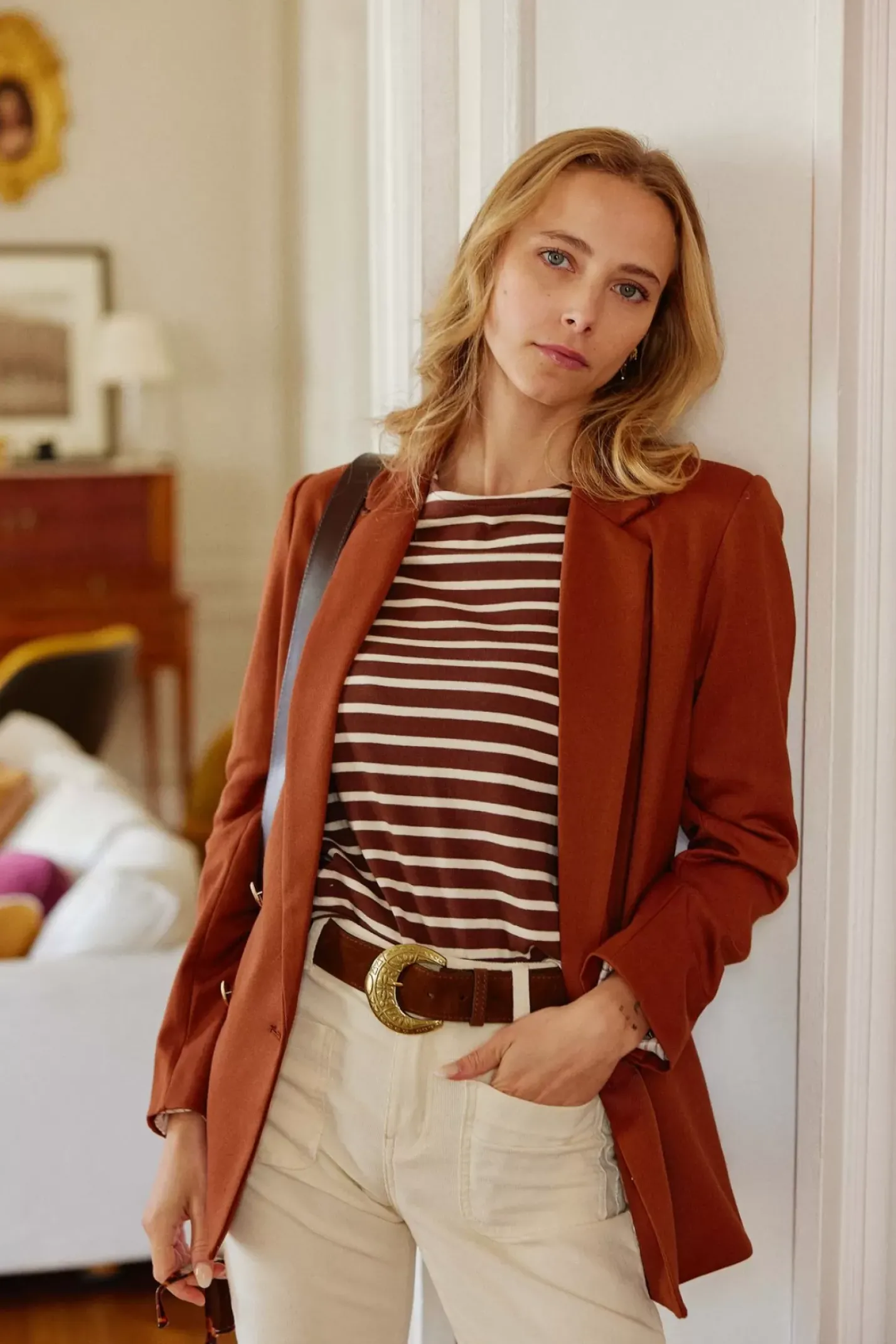 LA PETITE ÉTOILE Pantalons & Jeans|Pantalon Sonny Velours Ecru