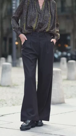 LA PETITE ÉTOILE Pantalons & Jeans|Pantalon Zeline Noir