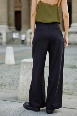 LA PETITE ÉTOILE Pantalons & Jeans|Pantalon Zeline Noir